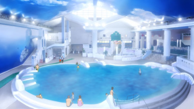 ハコネちゃんと温泉プール