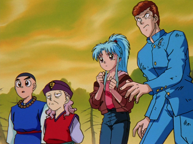 幽助苦戦! 傷だらけの反撃!!