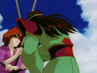 地底を舞う赤い陽炎・殺鬼!真田三人衆