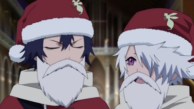 赤と緑のリボン