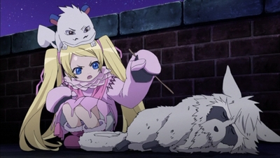 テガミバチとディンゴ